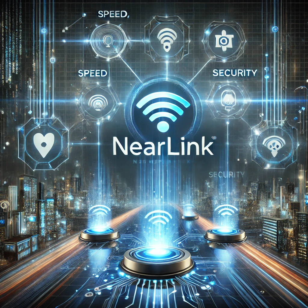 Diagram explaining the advantages of NearLink Wireless Protocol over Bluetooth