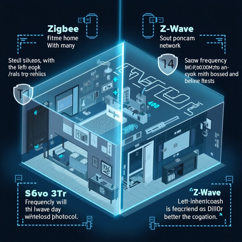Smart home protocol differences, z-wave vs zigbee,