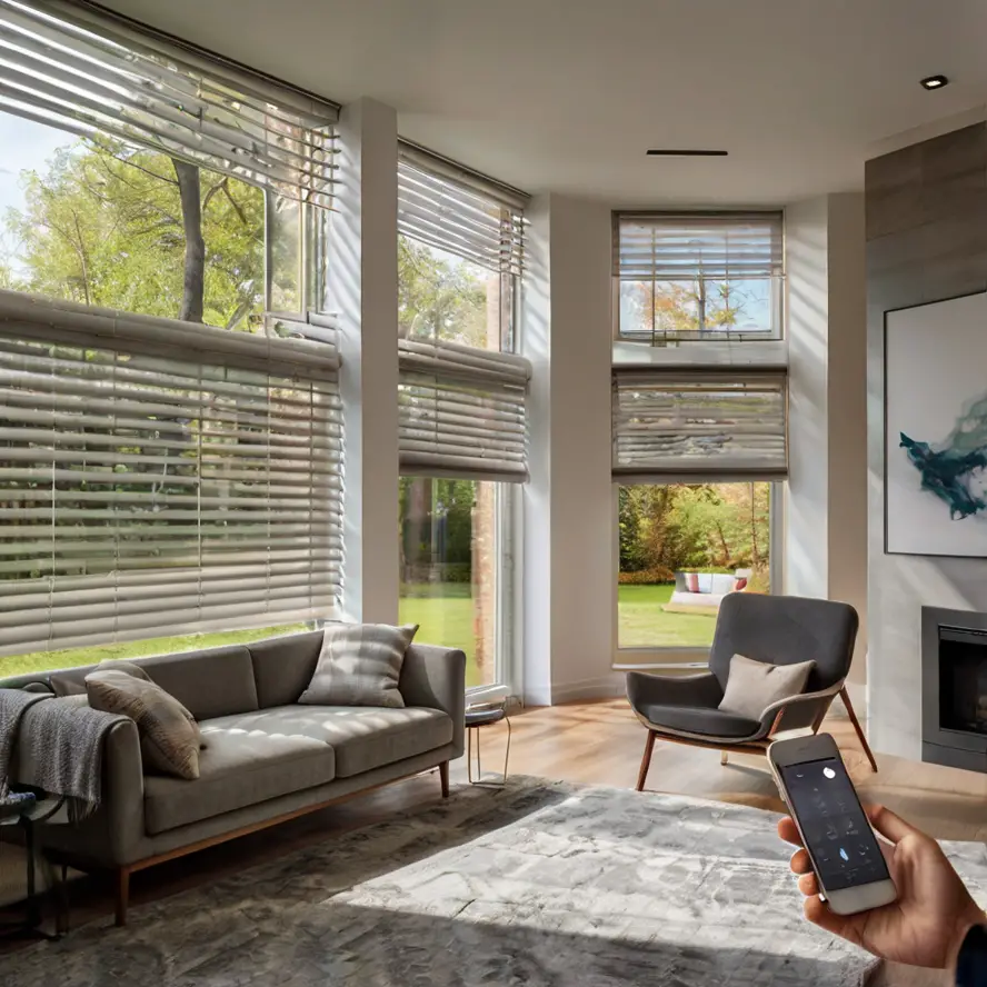 Sunlight-Responsive Smart Blinds and Lighting