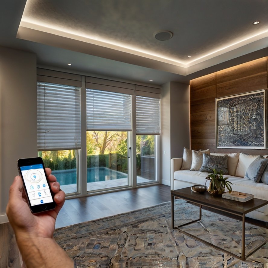 Sunlight-Responsive Smart Blinds and Lighting