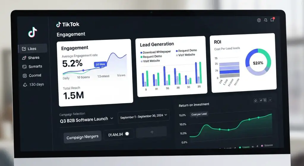 a-dashboard-displaying-tiktok-analytics-for-a-b2b-