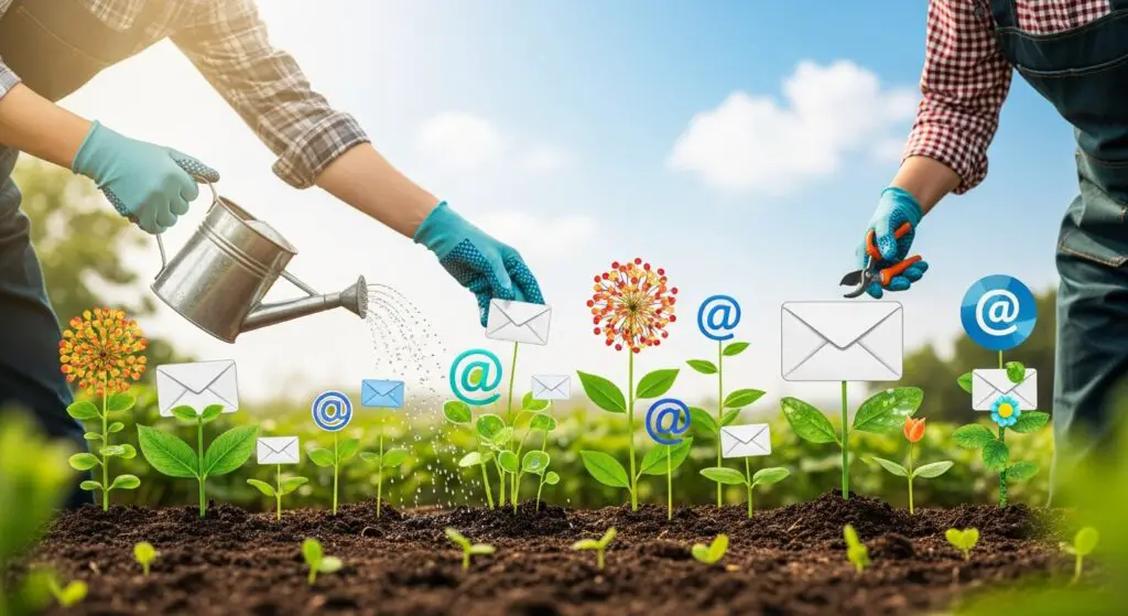 a-person-tending-to-a-garden-of-email-icons-repres