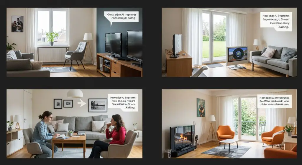 smart home dashboard displaying real time energy