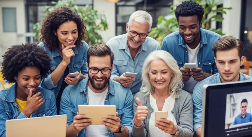 a-diverse-group-of-people-engaging-with-content-on