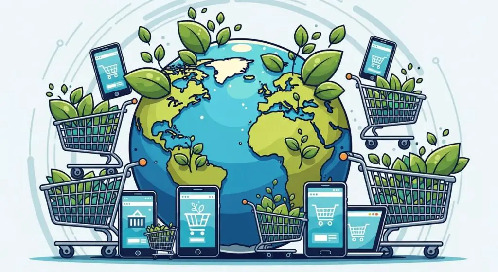 a-stylized-illustration-of-a-globe-with-leaves-spr