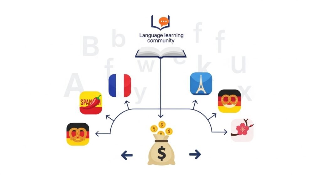 a-stylized-infographic-showing-a-flow-from-a-langu