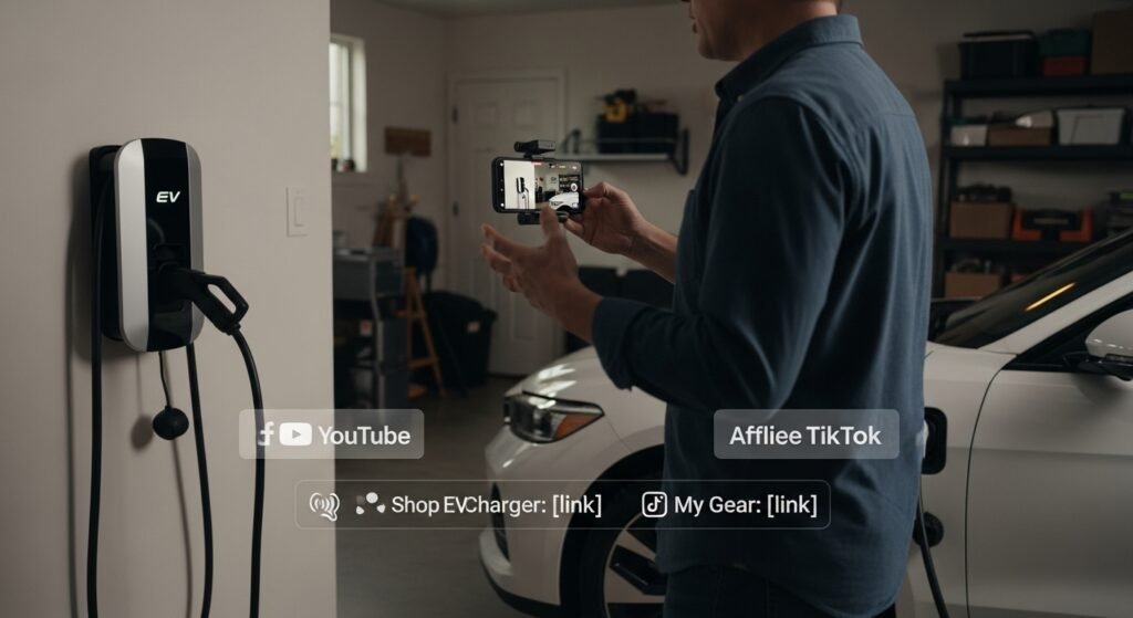 a-person-recording-a-video-review-of-an-ev-chargin