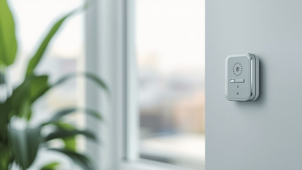 Smart window sensors for air quality monitoring
