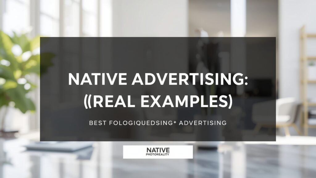 Native Advertising: Best Practices and Real Examples
