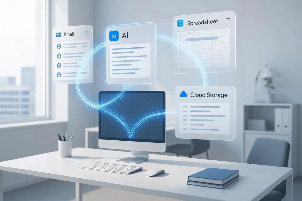 AI-productivity-integrated-with-email-1024x683 Top 5 AI Tools Compared: Features & Pricing (2026)