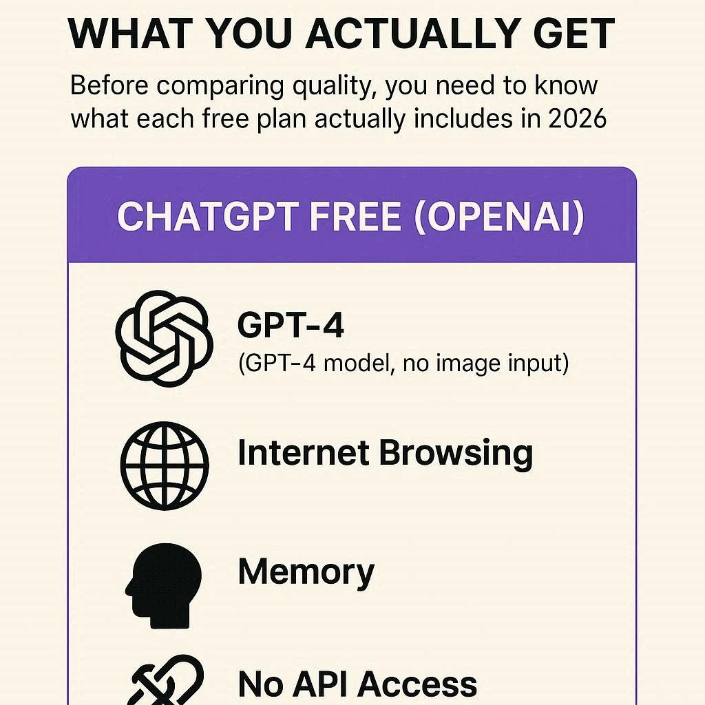 ChatGPT-Free ChatGPT vs Claude vs Gemini: Which Free AI Tool is Best in 2026?
