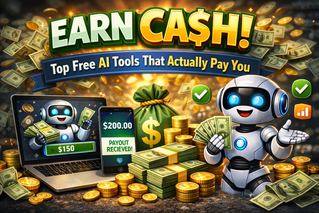 Top Free AI Tools That Actually Pay You
