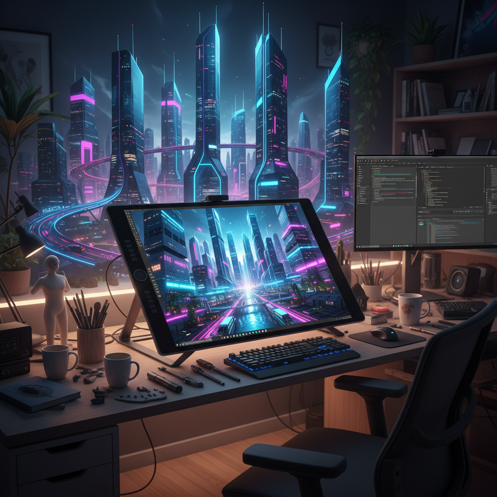 a-digital-artists-workspace-featuring-a-tablet-dis