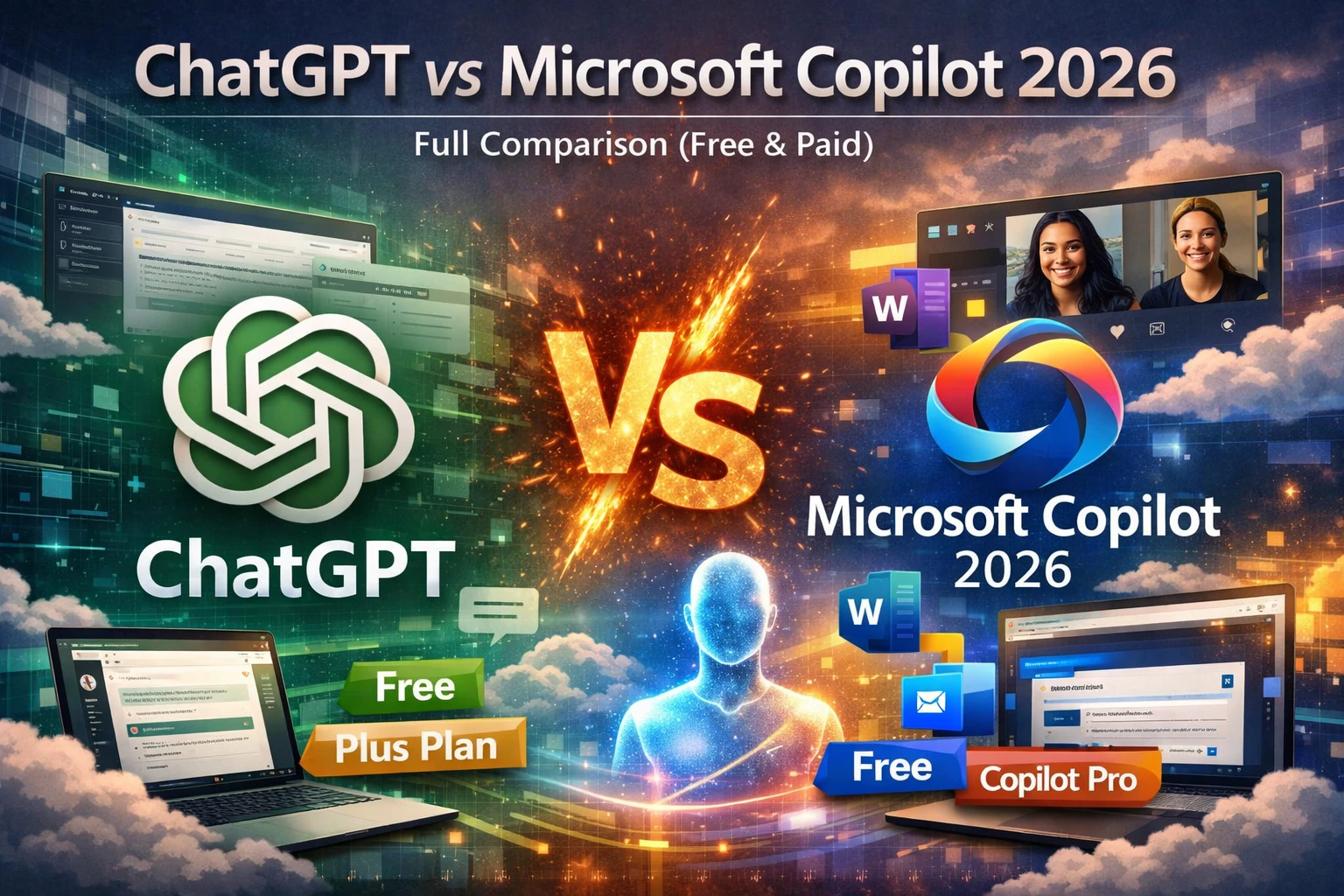 ChatGPT-vs-Microsoft-Copilot-2026 ChatGPT vs Microsoft Copilot 2026: Full Comparison (Free & Paid)