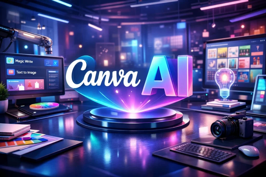 Canva-AI-Free-—-Best-for-Freelance-Designers-and-Content-Creators-1024x683 Best Free AI Tools for Freelancers in 2026 (Tested & Ranked)
