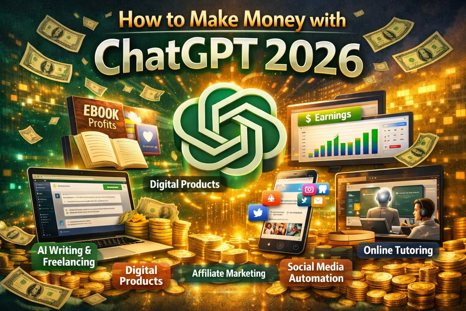 How to Make Money with ChatGPT for Free in 2026 (5 Proven Methods)