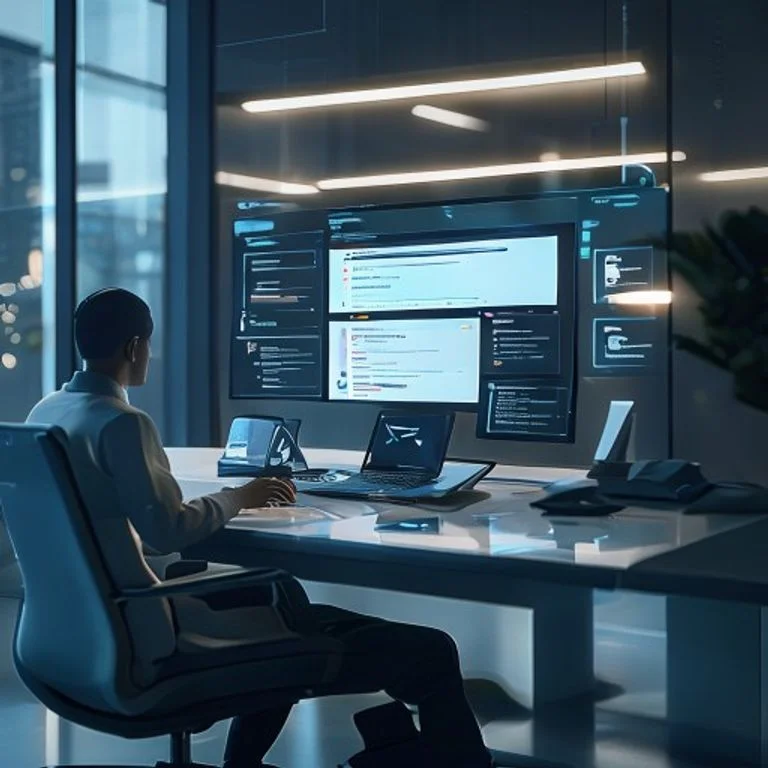 Best free AI email writing tools comparison on a laptop in 2026