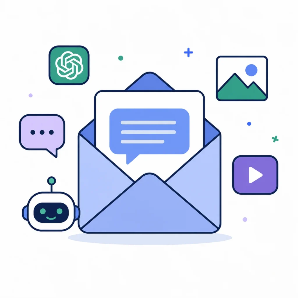 open-envelope-with-a-message-bubble-1024x1024 How to Sell AI Writing Services on Fiverr in 2026 (Real Strategy)